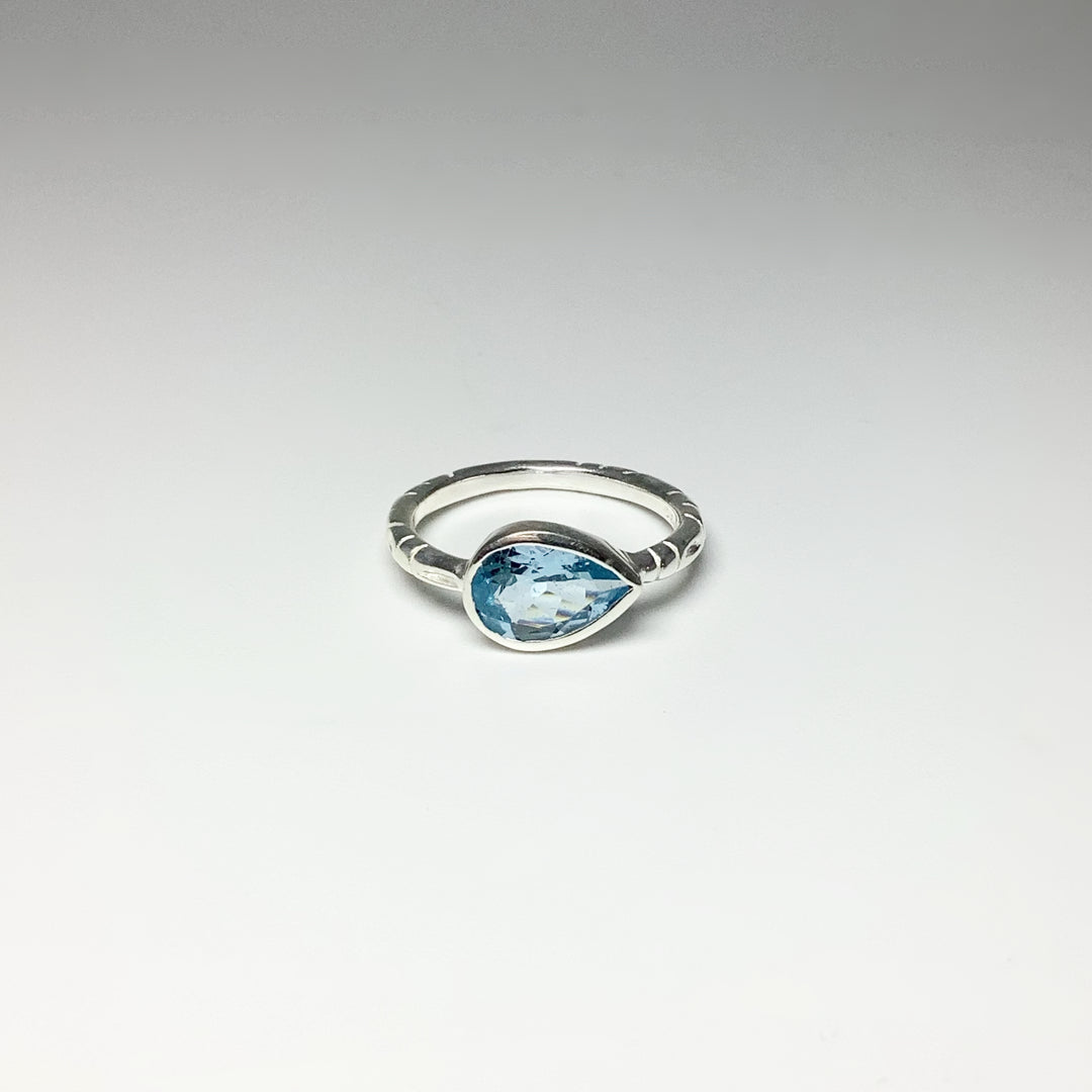 Blue Topaz Ring - Rocks and Gems Canada