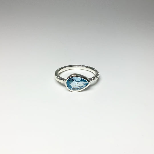Blue Topaz Ring - Rocks and Gems Canada