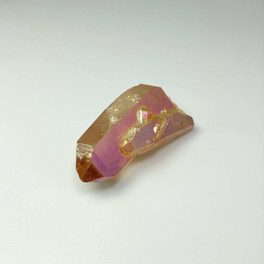Sunset Aura Quartz Cluster - Rocks and Gems Canada