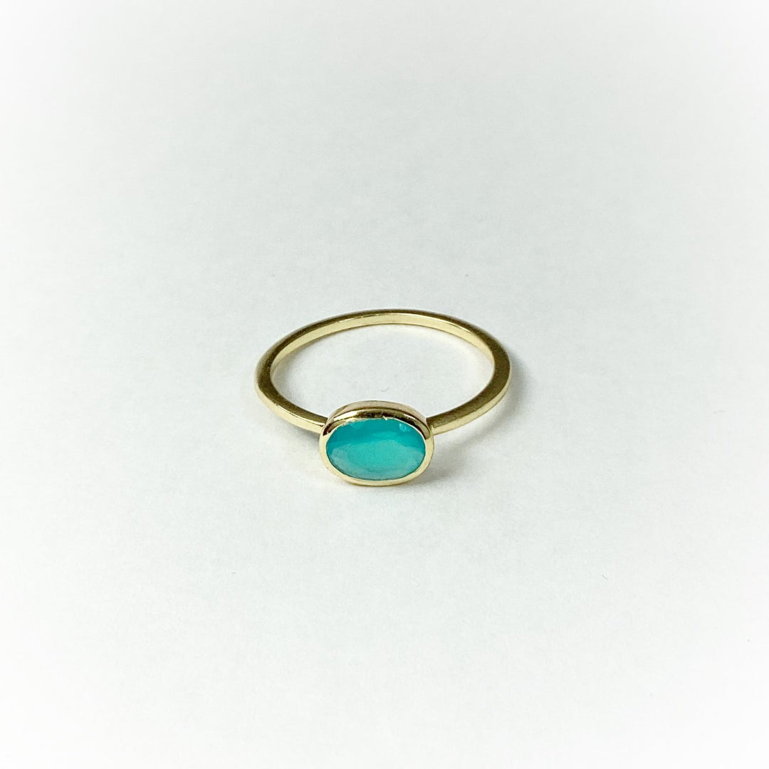 Blue Onyx Ring - Rocks and Gems Canada