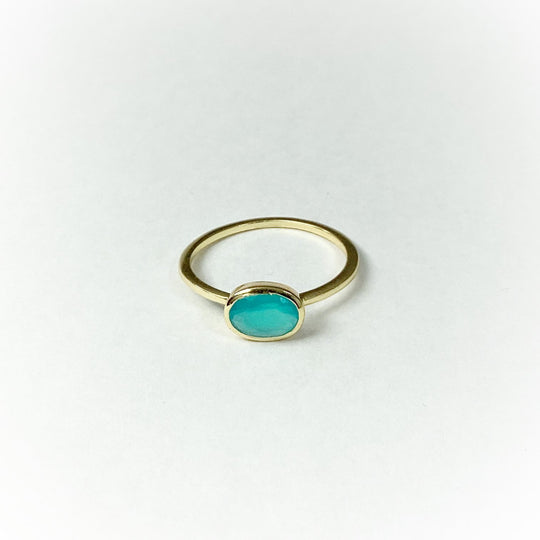 Blue Onyx Ring - Rocks and Gems Canada