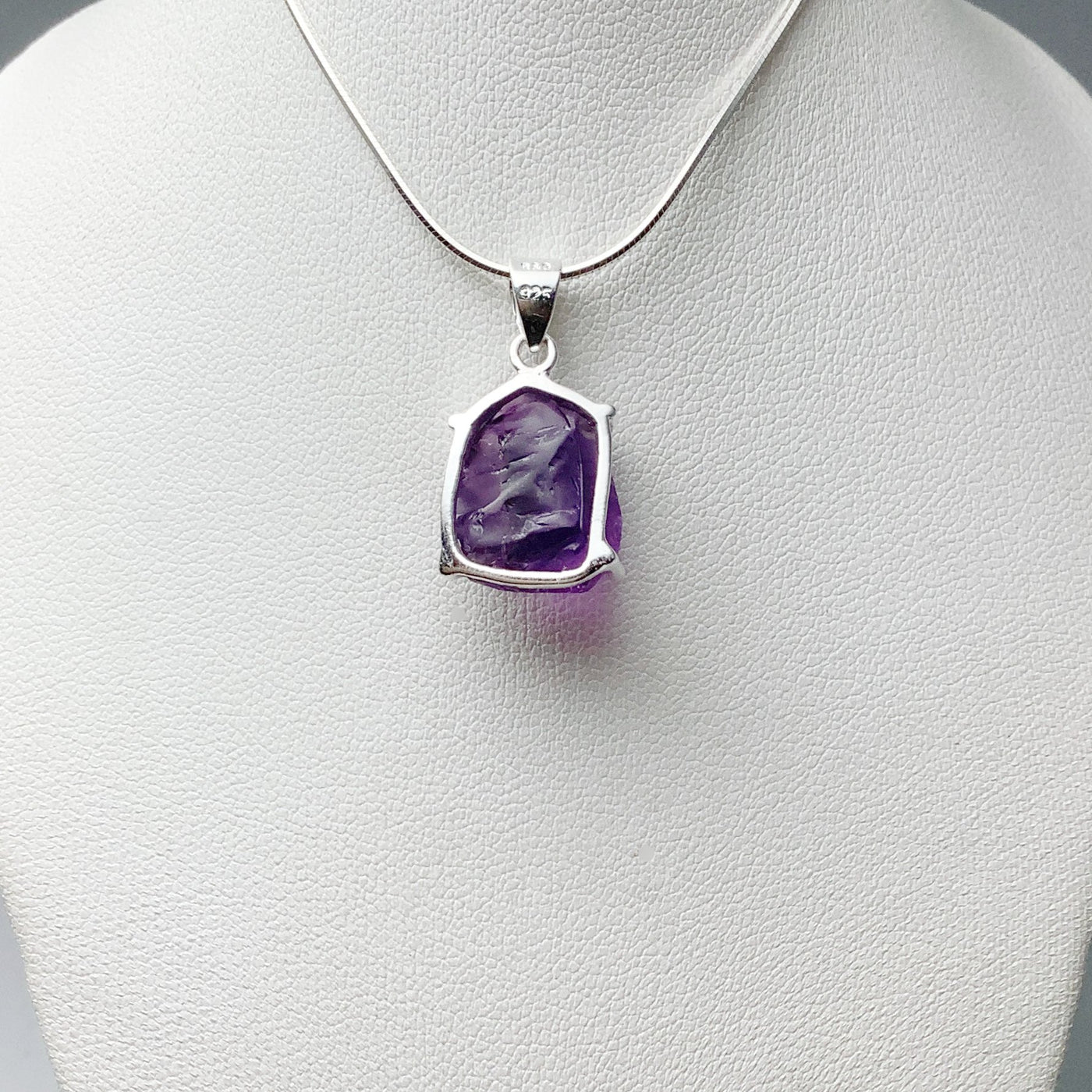 Raw Amethyst Pendant at $125 Each