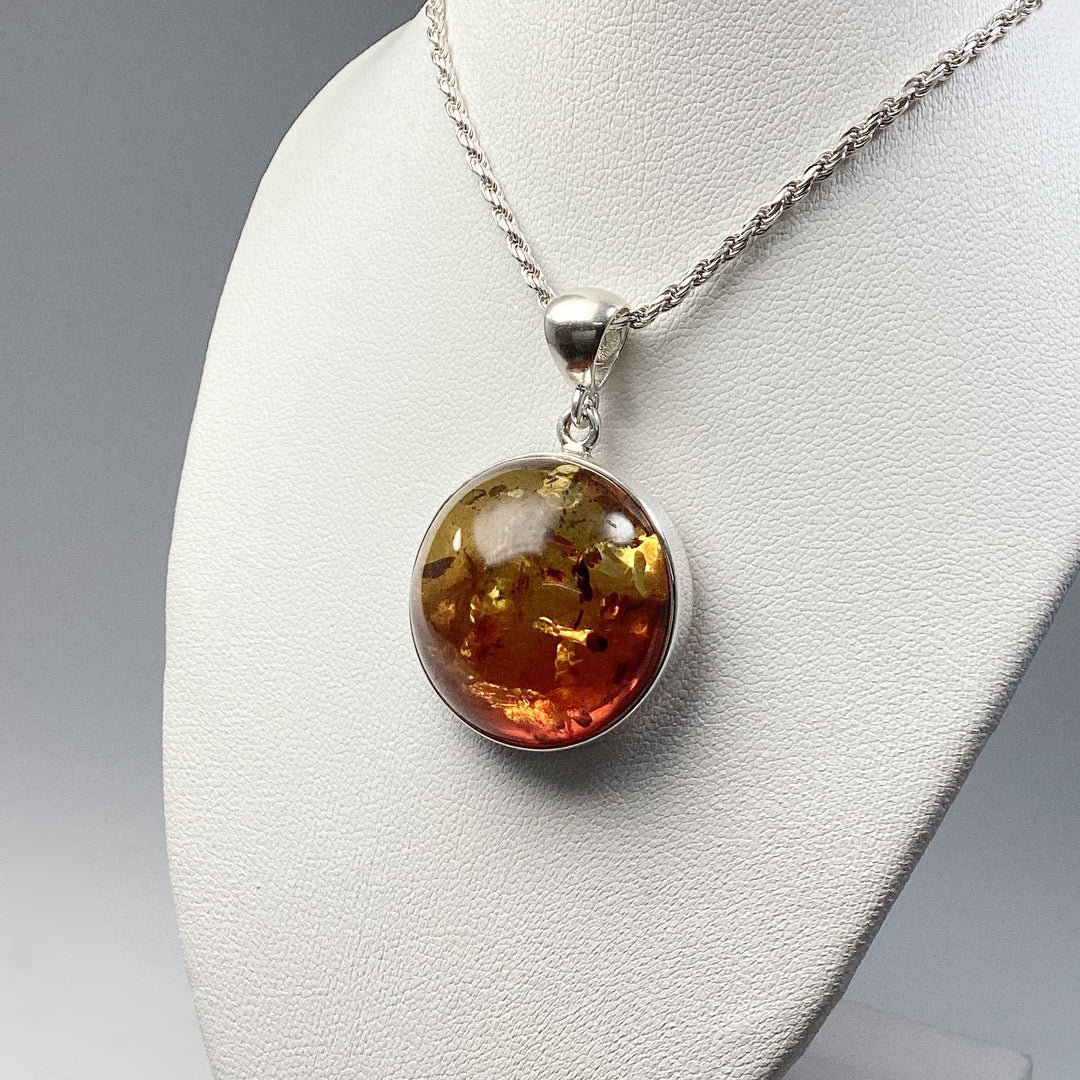 Ombre Amber Pendant - Rocks and Gems Canada