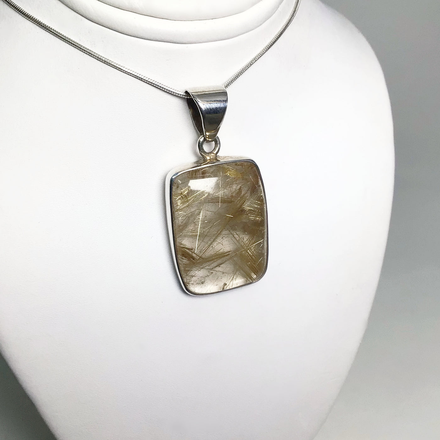 Rutilated Quartz Pendant