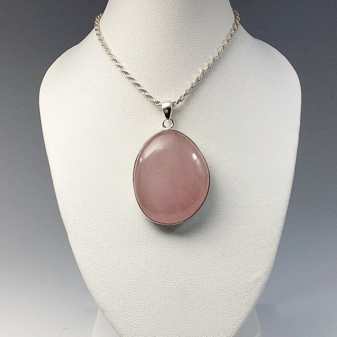 Rose Quartz Pendant - Rocks and Gems Canada