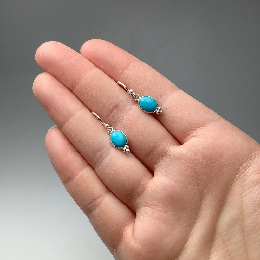 Turquoise Dangle Earrings - Rocks and Gems Canada