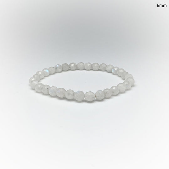 Moonstone Faceted Beaded Bracelet - Rocks and Gems Canada