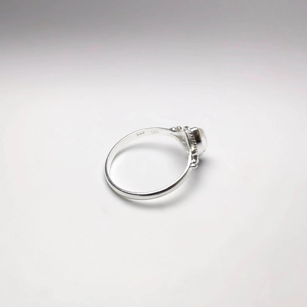 Rainbow Moonstone Ring - Rocks and Gems Canada