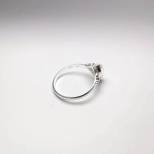 Rainbow Moonstone Ring - Rocks and Gems Canada