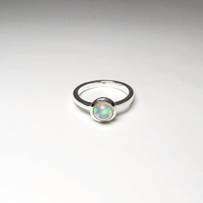 Ethiopian Fire Opal Ring - Rocks and Gems Canada