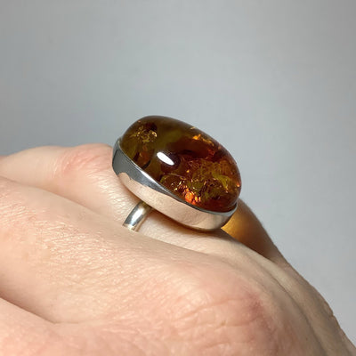 Ombre Amber Ring