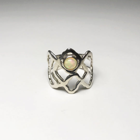 Ethiopian Fire Opal Ring - Rocks and Gems Canada