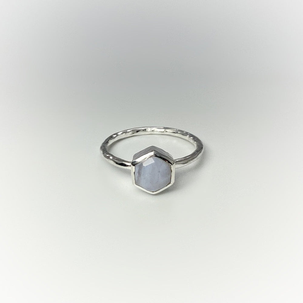 Blue Lace Agate Ring - Rocks and Gems Canada