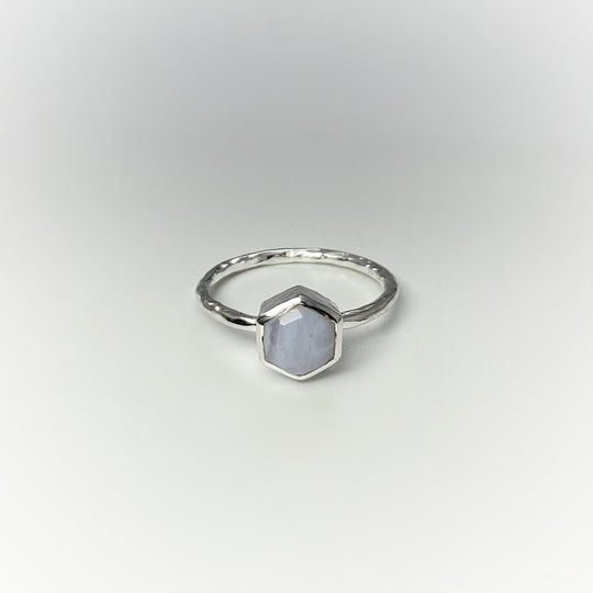 Blue Lace Agate Ring - Rocks and Gems Canada