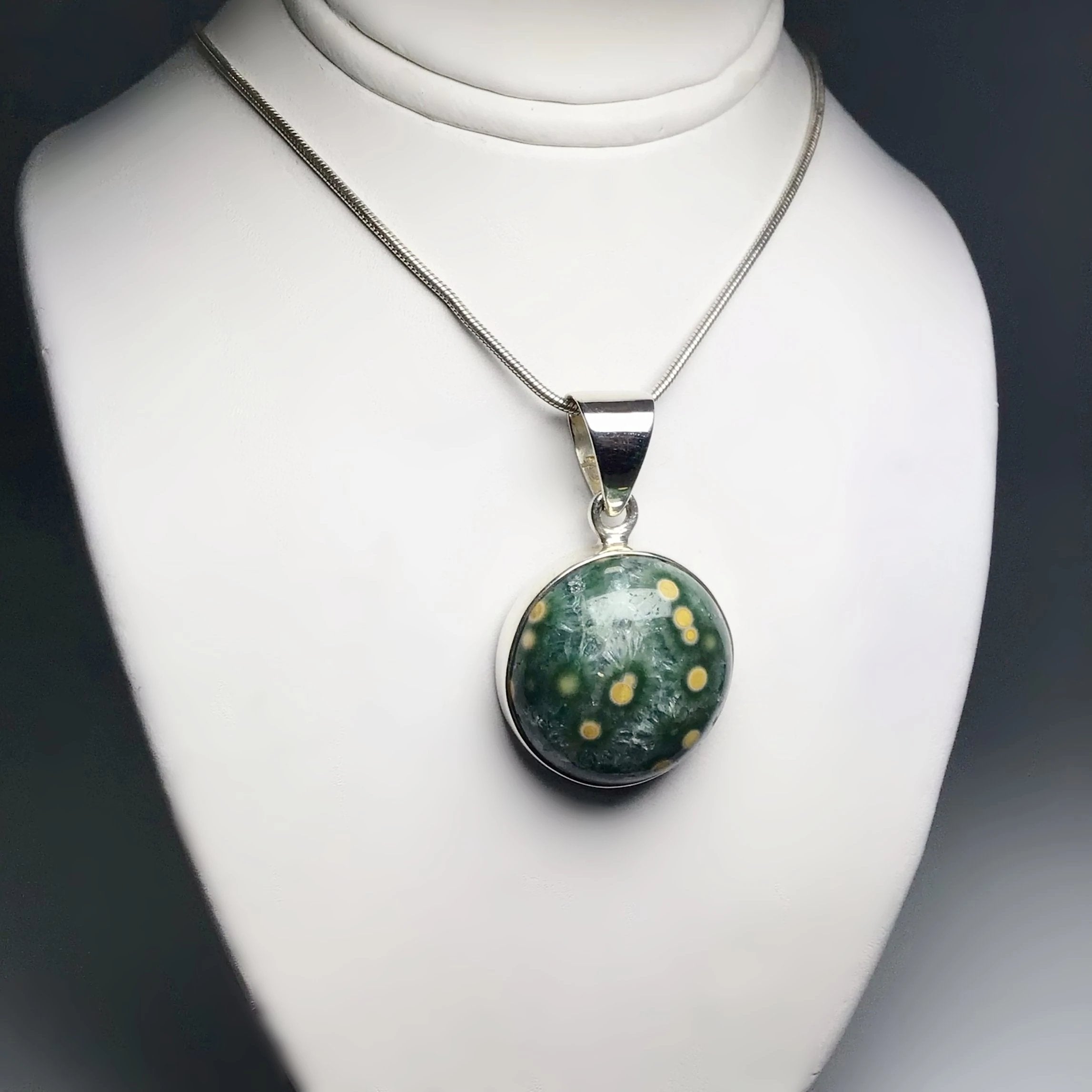 Ocean Jasper Pendant - Rocks and Gems Canada