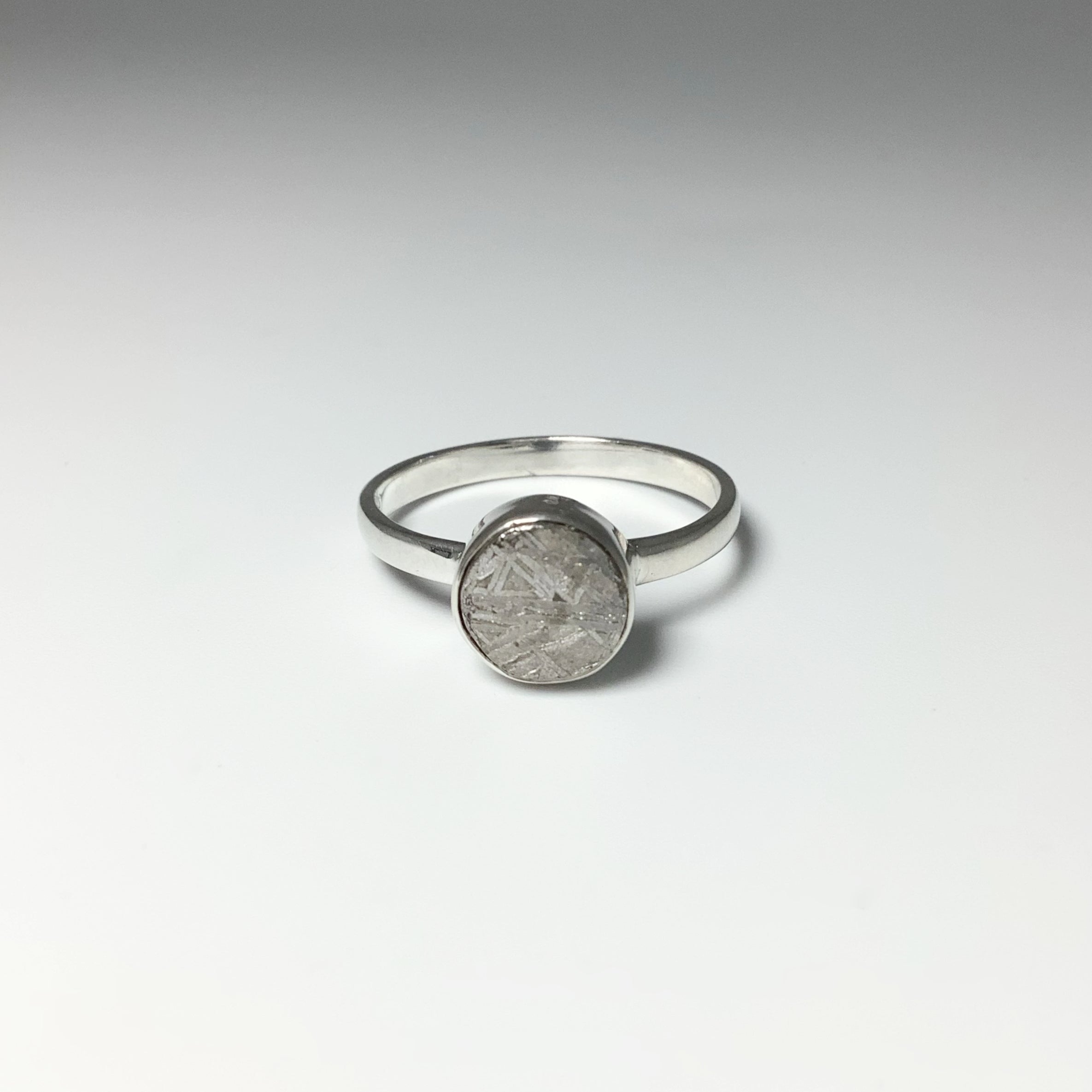 Muonionalusta Meteorite Ring - Rocks and Gems Canada