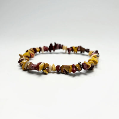 Mookaite Chip Beaded Bracelet