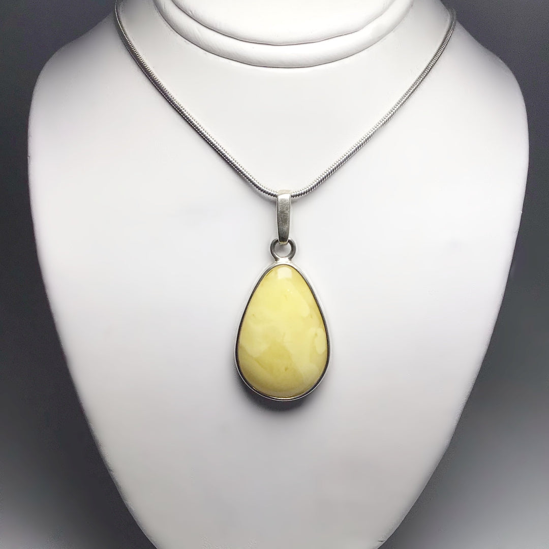 Butterscotch Amber Pendant - Rocks and Gems Canada