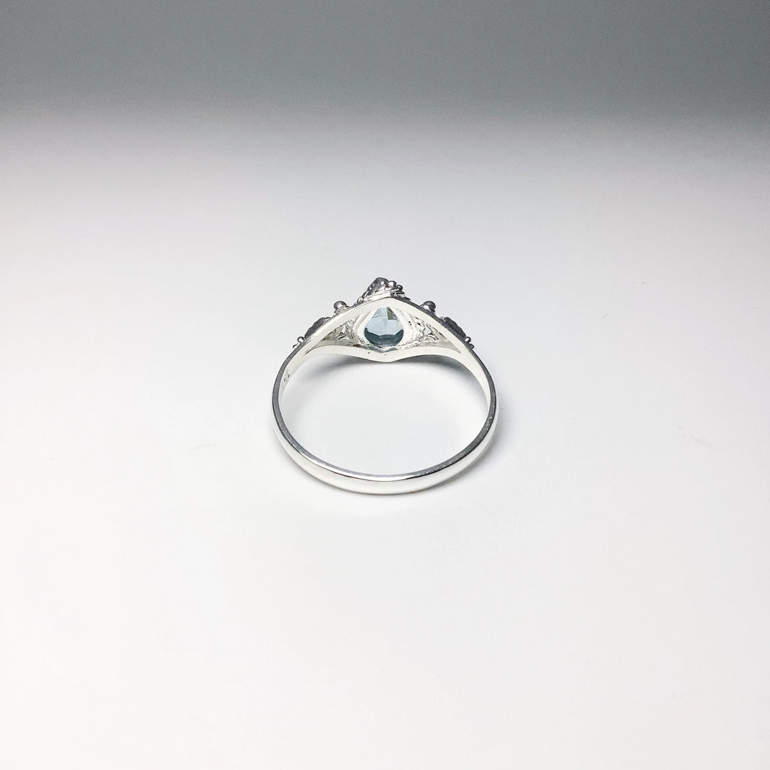 Blue Topaz Ring - Rocks and Gems Canada