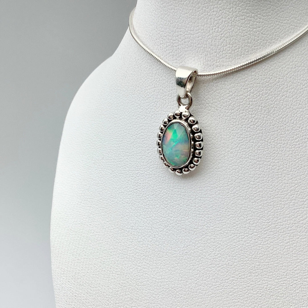 Fire Opal Pendant - Rocks and Gems Canada