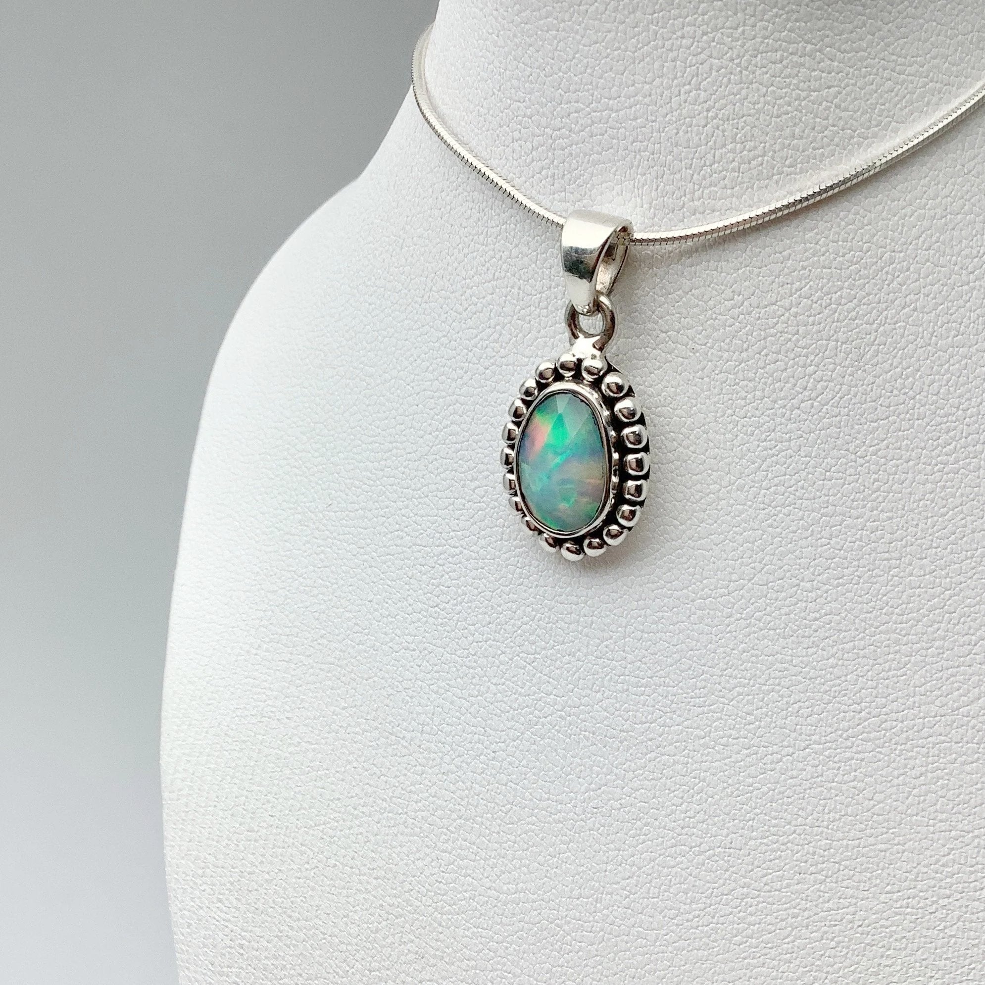 Fire Opal Pendant - Rocks and Gems Canada