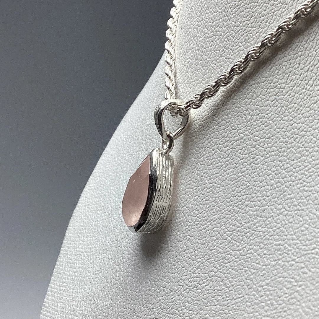 Rose Quartz Pendant - Rocks and Gems Canada