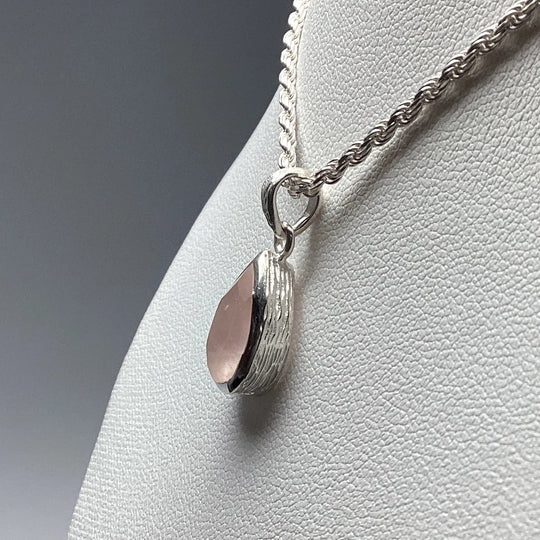 Rose Quartz Pendant - Rocks and Gems Canada