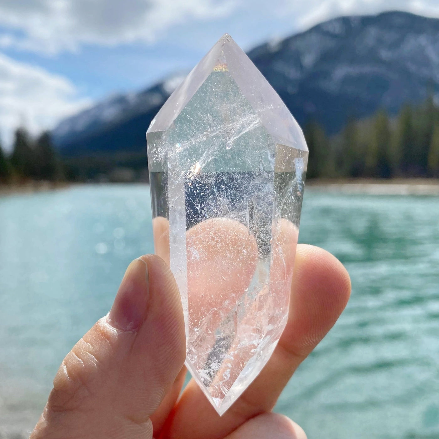 Double Terminated Clear Quartz Point